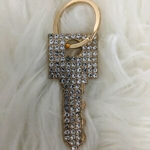 Rhinestone Keychain Bling Charm